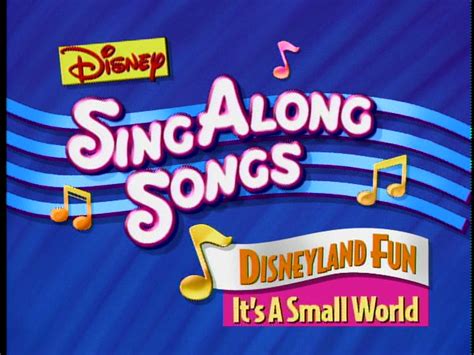 Disney Sing Along Songs Disneyland Fun Jomaribryans Version