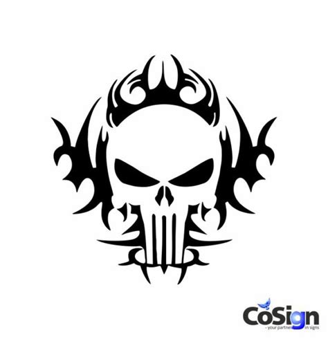 Punisher 2 Cosigndk Skull KlistermÆrker