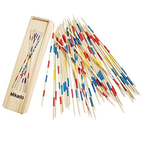 Buy Trinkets And More Mikado Wooden 31 Pick Up Sticks Board Game 5