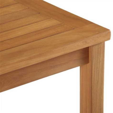 Upland Outdoor Patio Teak Wood Coffee Table Natural 1 Ralphs