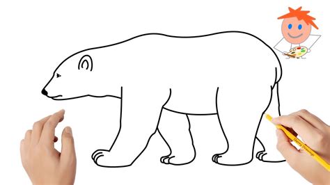 How To Draw A Polar Bear Easy Drawings