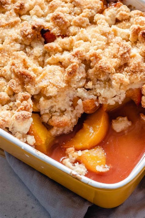 Easy Peach Cobbler With Cake Mix Best Peach Dump Cake Recipe