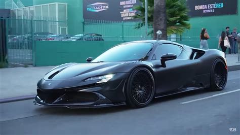 Insane Ferrari Sf90 Spider With First Full Cf Body Kit Shows A