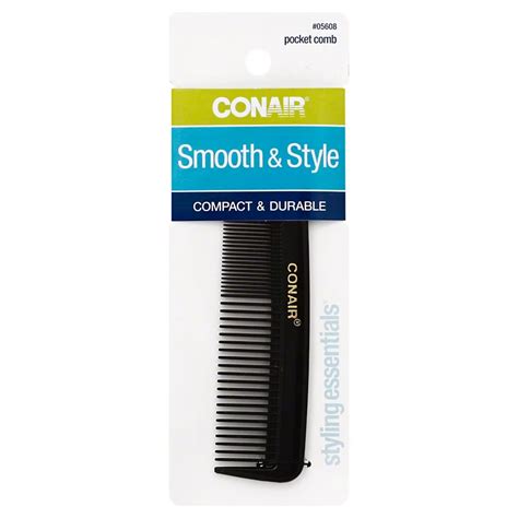Conair Classic Design Style And Smooth Pocket Comb Shop Brushes And Combs