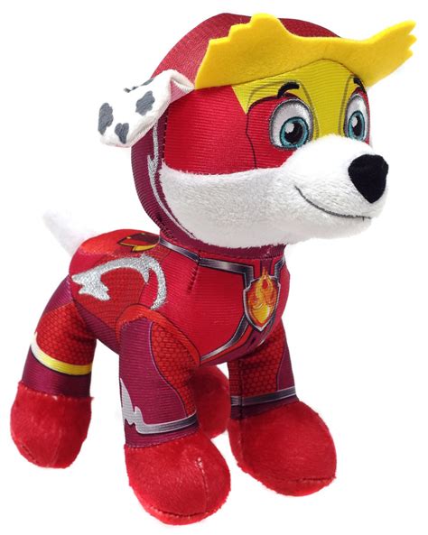 Paw Patrol Mighty Pups Super Paws Marshall 8 Plush Spin Master Toywiz