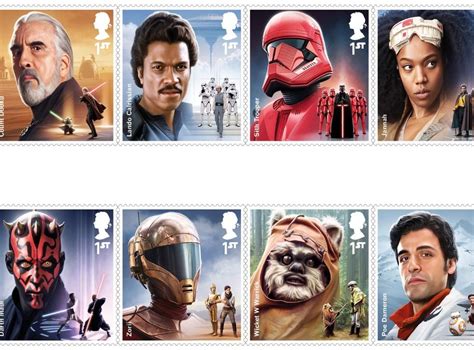 Star Wars Royal Mail Is Releasing Special Stamps For The Rise Of