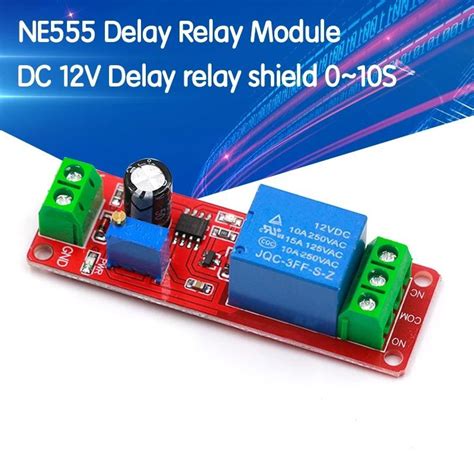 Jual Modul Ne555 Dc 12v Pull Delay Timer Ne 555 Switch Relay Adjustable
