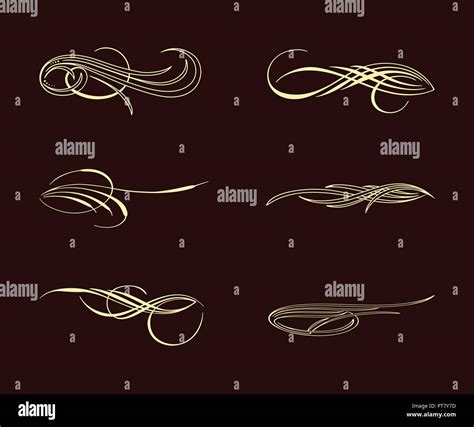 Pinstriping Stock Vector Images Alamy