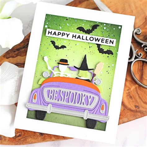 The Card Grotto Spellbinders Be Spooky Christmas Card Inspiration