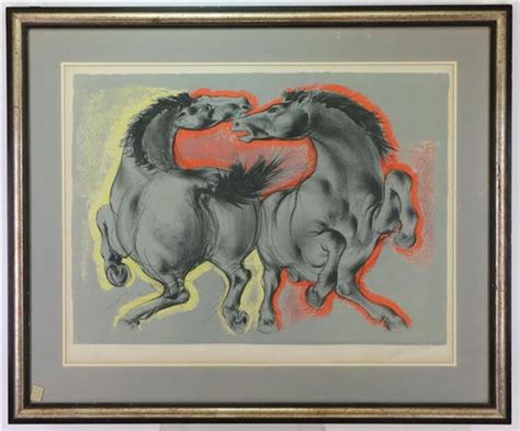 Hans Erni Horses Mutualart