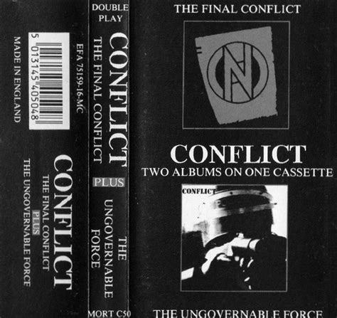 Conflict Two Albums On One Cassette The Final Conflict Plus The