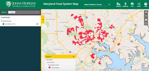 Visualizing Baltimores Food Deserts Route Fifty