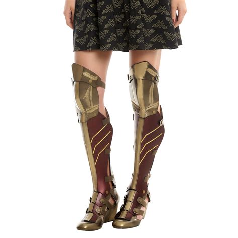 Wonder Woman 3 Piece Cosplay Wedge Boots