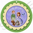 Sofia the First and Prince James 3d Favor tags. 3 layers. by ...