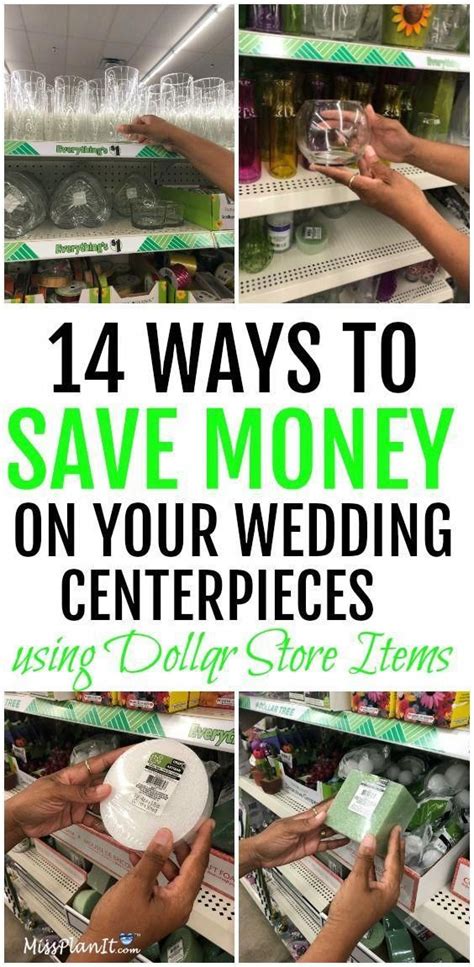 But if you want one that matches the theme of your wedding reception, you'll have to do some searching. 14 Dollar Tree Money-Saving Products For Your Wedding Centerpieces | Dollar tree wedding ...