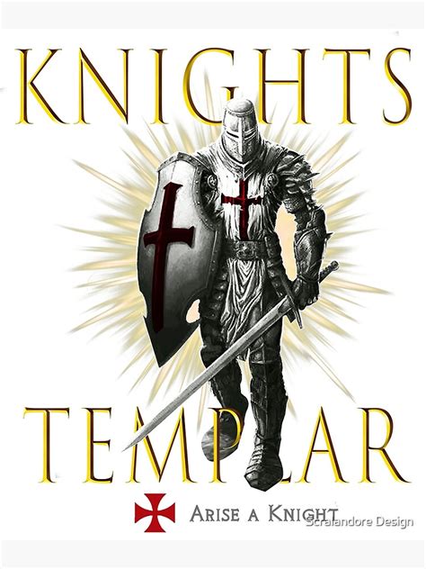 Knights Templar Christian Warrior Knight With The Faith Of The Lord