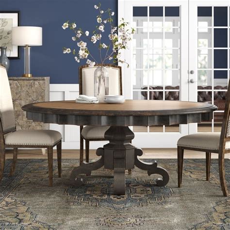 Large Round Dining Tables Seats 10 Ideas On Foter