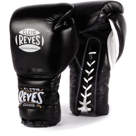 Cleto Reyes Lace Up Training Gloves Black Color Fight Shop