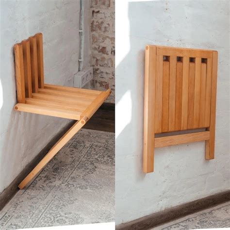 A Wall Mounted Unfolding Hallway Chair Core77