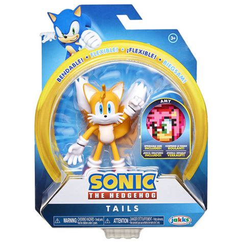 Sonic The Hedgehog 2020 Series 1 Tails 4 Action Figure Jakks Pacific