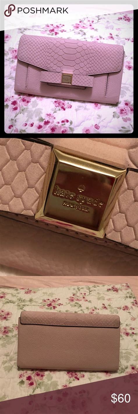 Phone Wallet Wristlet Zip Wallet Zip Pouch Slim Leather Wallet Kate Spade Pink Kate Spade