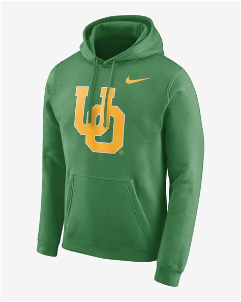 Nike College Club Fleece Oregon Mens Pullover Hoodie