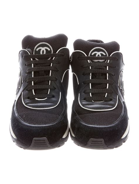 Mens nike lebron xii ext 748861 700 volt tennis ball sneakers shoes. Chanel CC Tennis Sneakers - Shoes - CHA185511 | The RealReal