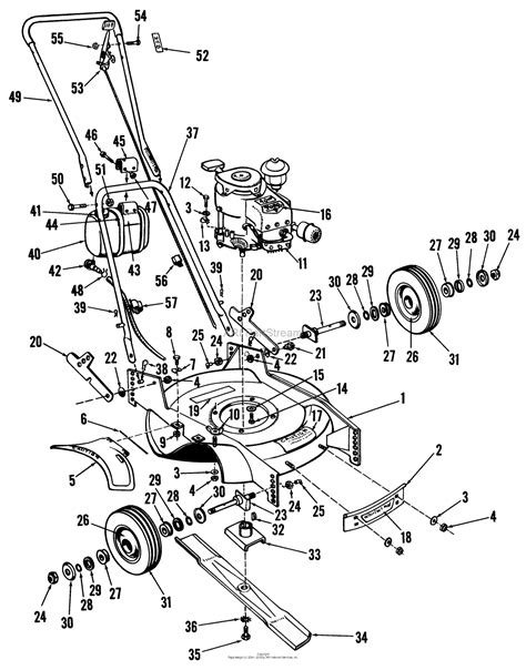 Toro Professional 23000 Whirlwind Lawnmower 1964 Sn 4000001 4999999