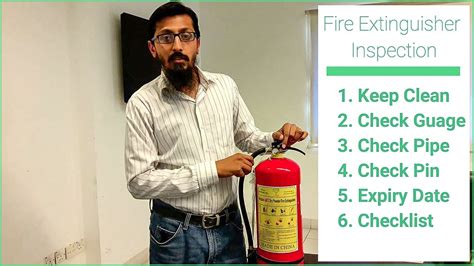 Before using a fire extinguisher, make sure the. HOW TO INSPECT FIRE EXTINGUISHER - A Video by Owais ...