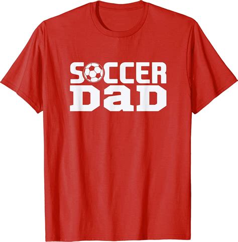 Soccer Dad With Soccer Ball T Shirt For Team Daddy Coach