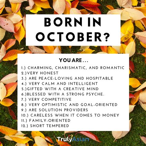 Are You An October Baby Here Are The 12 Unbelievable Traits Of People