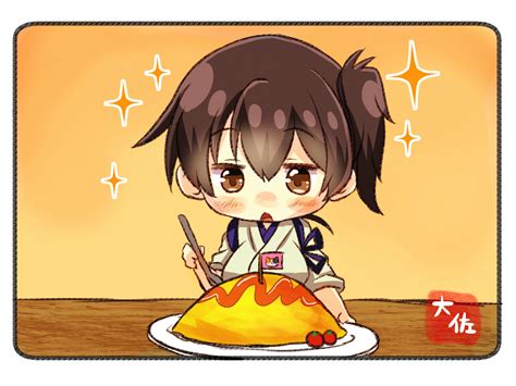Desktop Wallpaper Kantai Anime Girl Eating Food Hd Image Picture
