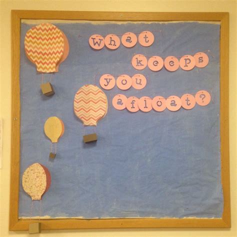 Hot Air Balloon Bulletin Board