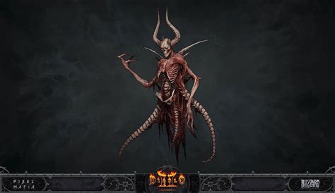 Mephisto Concept Art From Diablo Ii Resurrected Diablo2resurrected