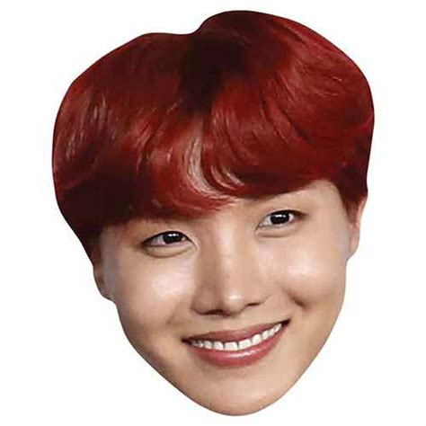 Bts K Pop J Hope Jung Ho Seok Cardboard Face Mask Partyrama