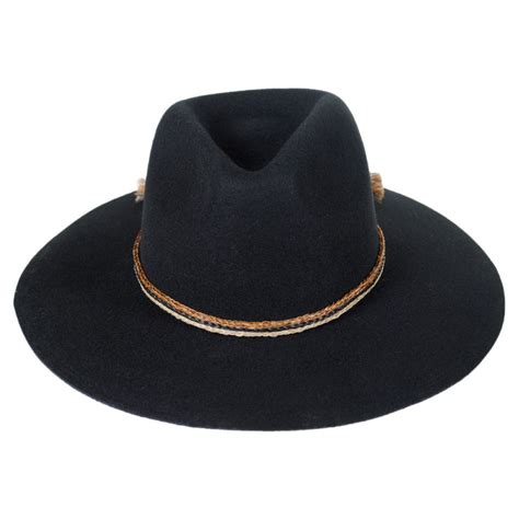 Brixton Hats Leonard Wool Felt Wide Brim Fedora Hat Western Hats