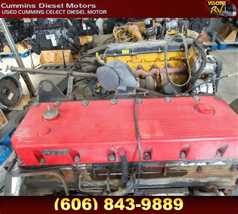 Rv Chassis Parts Used Cummins Celect Diesel Motor M11 450e 450hp