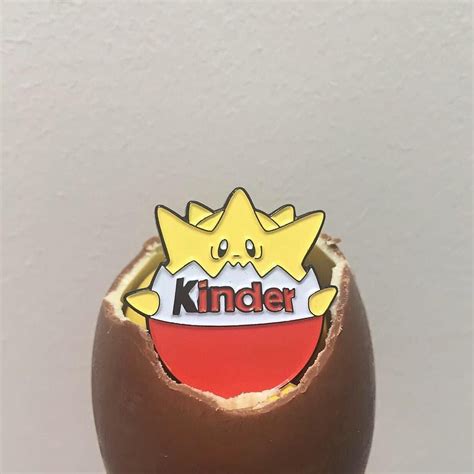 Togepi Kinder Surprise Really Big Dill Pretty Pins Cool Pins Badges