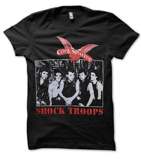 Cock Sparrer Shock Troops T Shirt Pirates Press Records