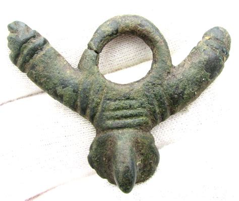 Ancient Roman Bronze Triple Phallus Fertility Amulet Catawiki