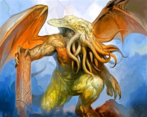 Fantasy Cthulhu Paint By Number Thepaintbynumberscom