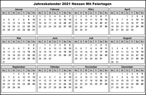 Halbjahreskalender 2021 zum ausdrucken : Jahreskalender 2021 Zum Ausdrucken Kostenlos ...