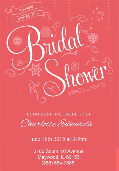 It is indeed an important turning point in the life of the future bride. 25+ Bridal Shower Invitation Templates - Download Free ...