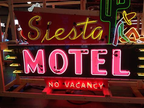 Siesta Motel Neon Sign Neon Signs Signs Neon