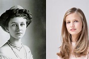 El parecido de la Princesa Leonor con su tatarabuela Victoria Luisa de ...