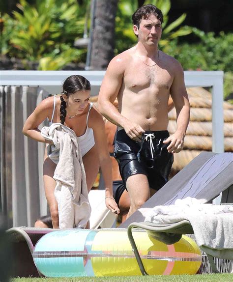 Miles Teller Shows Off Toned Body In Hawaii With Wife Keleigh Sperry
