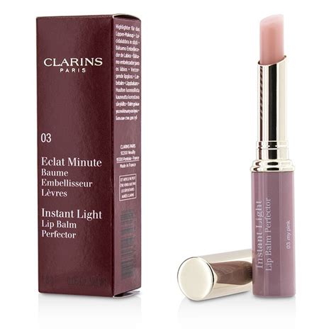 clarins new zealand eclat minute instant light lip balm perfector 03 my pink by clarins