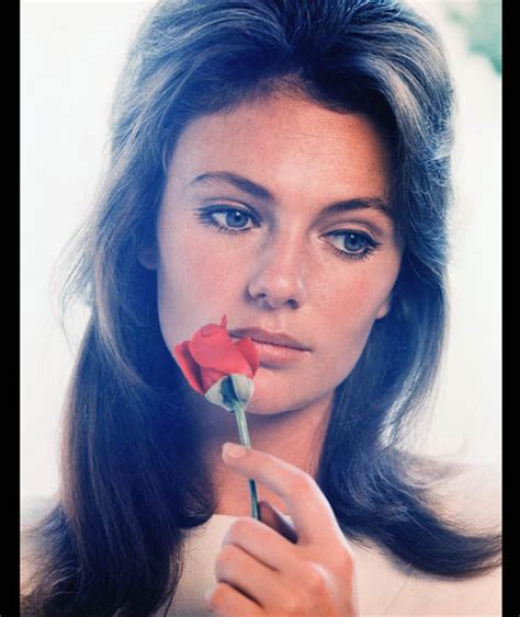 A Young Jacqueline Bisset In 1967 Looking Very Legant Holding A Single