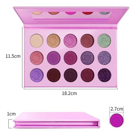 4 Colors Palettes For 15 Colors Eyeshadow