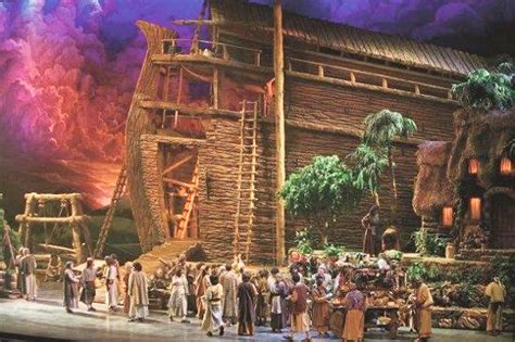Sight And Sounds ‘noah Brings Ark Flood And Animals Two By Two To Big
